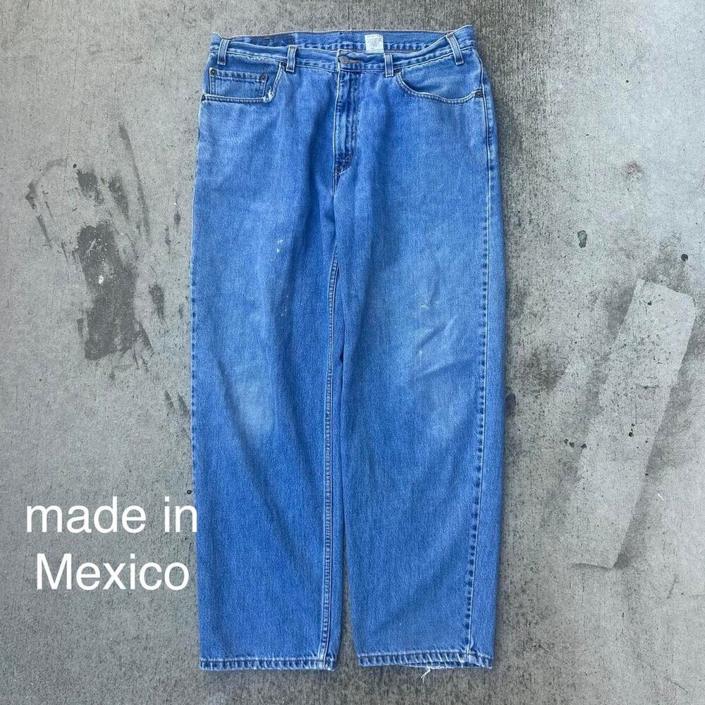 Vintage 90s made in mexico Levis 550 baggy jeans